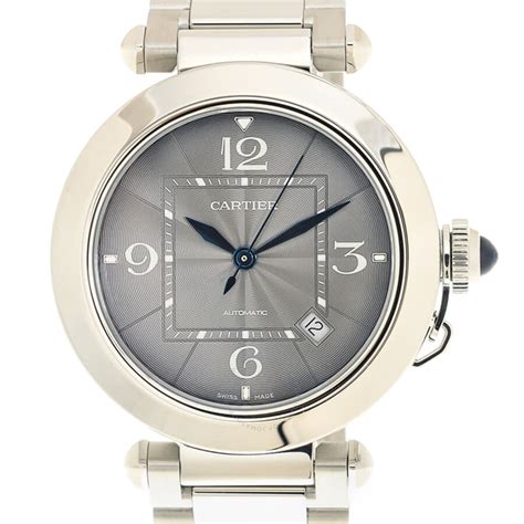 cartier pasha grey dial|pasha de cartier watch.